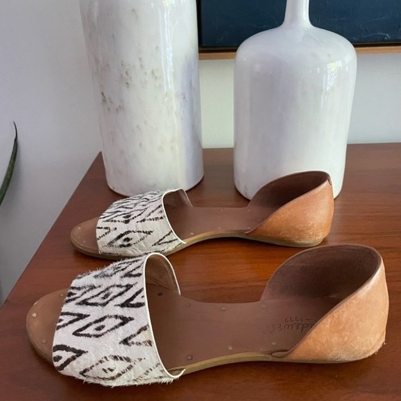 Madewell Thea Diamond ikat sandals size 6.5 - Picture 13 of 15